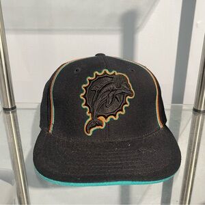 NFL - Miami Dolphins- Black Cap with Dolphin Logo